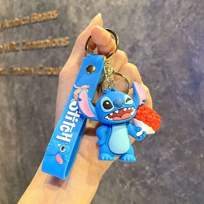 Wholesale Creative cartoon keychain, cute campus style keychain