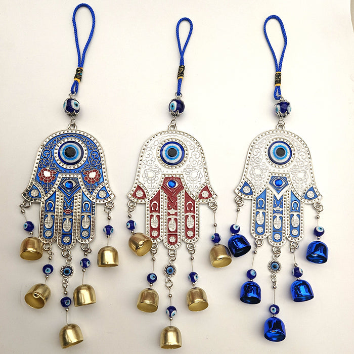 Wholesale Wind Chime Pendant Retro Blue Eye Pendant Devil's Eye Wall Decor Wind Chime