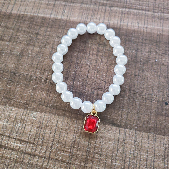 Wholesale Pearl heart necklace accessories hand-woven beaded jewelry accessories