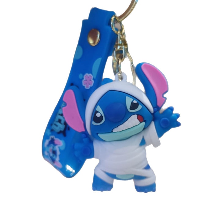 Wholesale Cartoon keychain figurine costume pendant student backpack keychain claw machine small gift