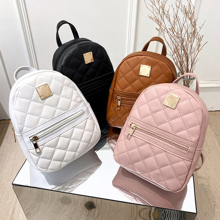 Wholesale Embroidered Small Backpacks Women's Bags Korean Version Girls' Backpacks Stylish Women's Backpacks JDC-BP-SC002