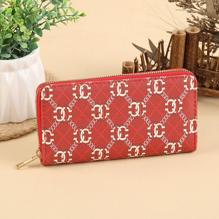 Wholesale Stylish PU Leather Multi-function Long Wallet with Card Slots MOQ≥3