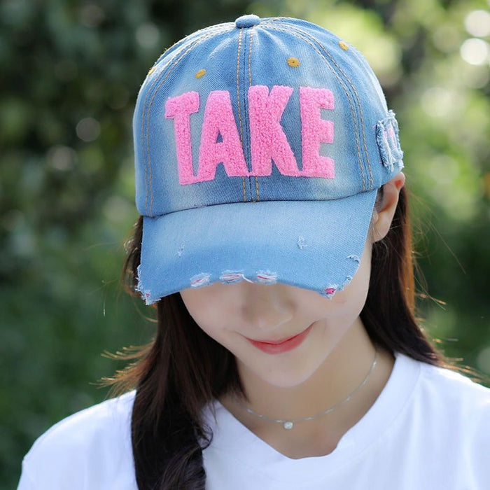 Wholesale Cowboy hat, fashionable and versatile, street sunshade hat, baseball hat, sun protection duckbill hat