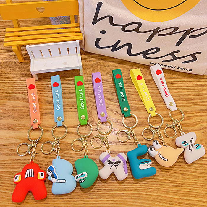 Wholesale Cartoon Silicone Doll Keychain JDC-KC-MingT035