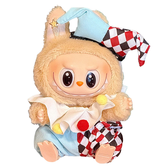 Wholesale Cute and playful clown costume Universal Plush Doll Clothing Clothes Plush