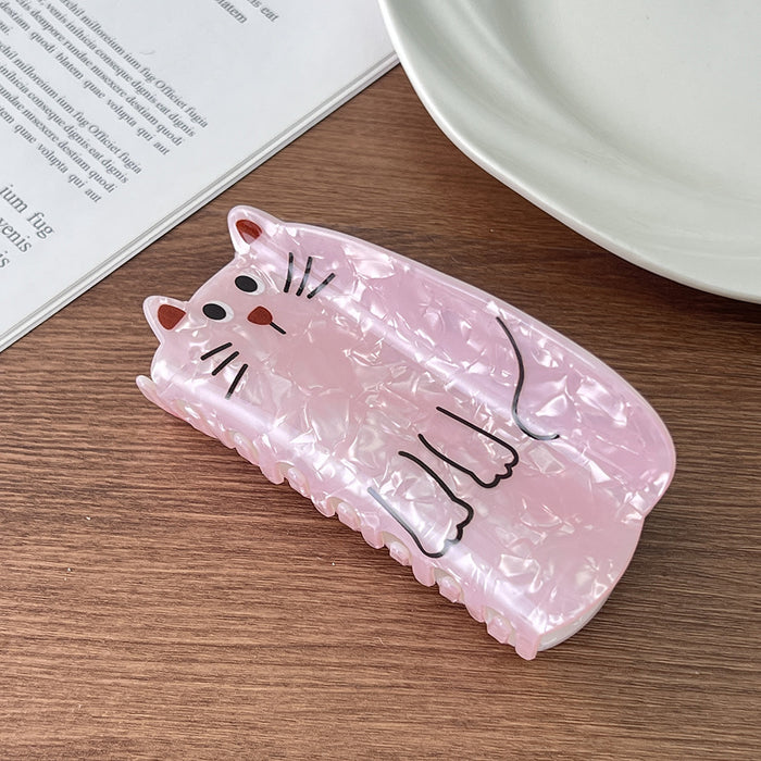 Wholesale Acrylic Cartoon Cat and Dog Claw Hair Clips for Women Everyday Styling