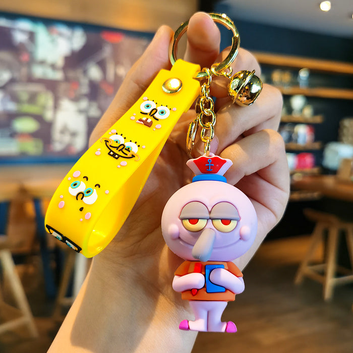 Wholesale Cartoon Doll Silicone Keychain JDC-KC-Tingm256