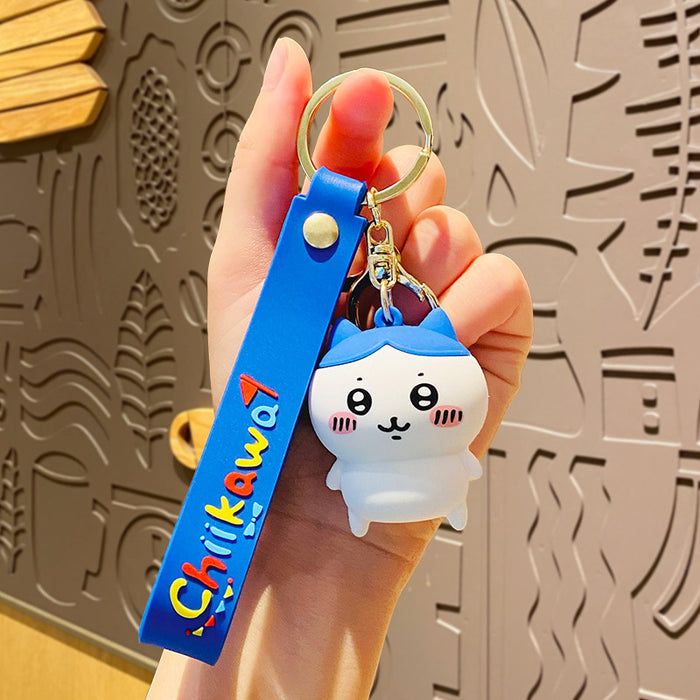 Wholesale Cartoon Keychain K-Style Chiikawa Cute Doll Couple School Bag Pendant Key Chain Accessories