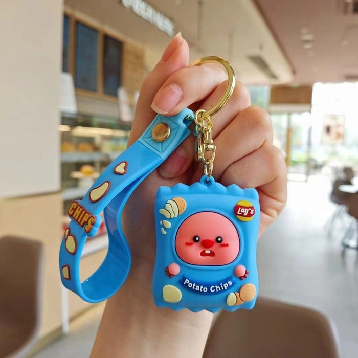 Wholesale Animal keychain doll pendant car bag keychain