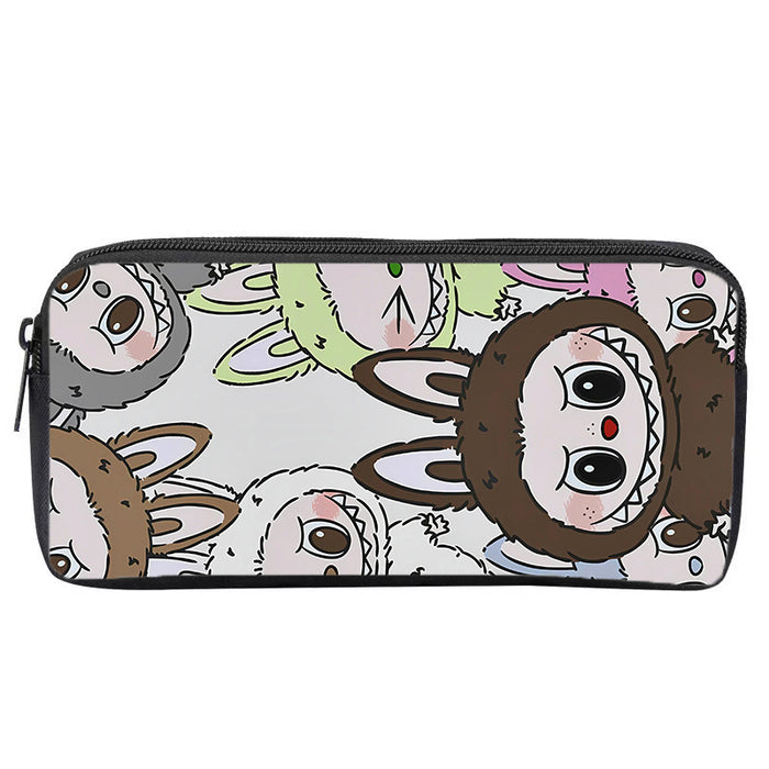 Wholesale Pencil Bag Student Stationery Bag Cartoon Printed Pencil Bag Single Layer Pencil Bag Large Capacity