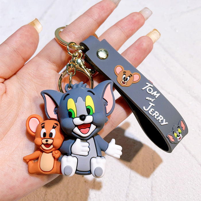 Wholesale Cartoon Silicone Doll Keychain JDC-KC-QiChao040