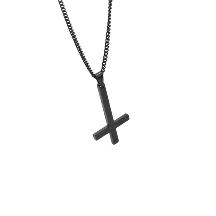 Wholesale Cross necklace for boys, titanium steel pendant for girls, stunning simplicity accessories