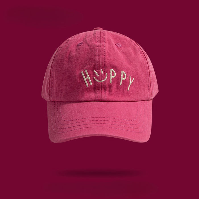 Wholesale Minimally embroidered soft top duckbill cap, versatile for couples, fashionable baseball cap