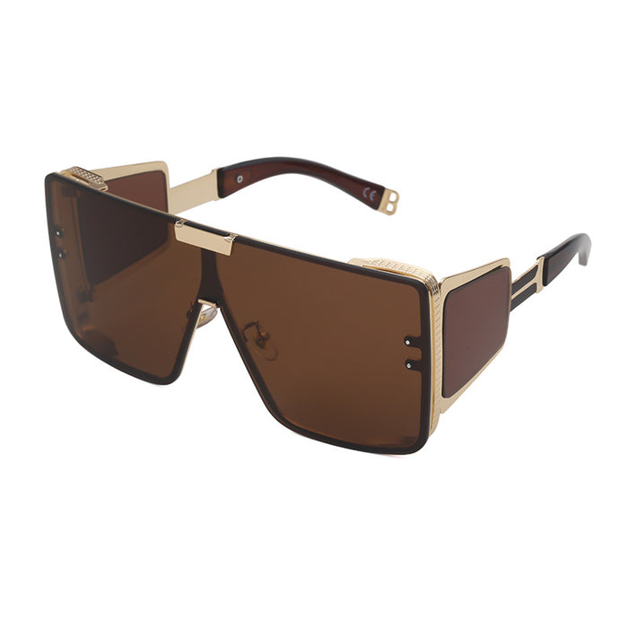 Wholesale Steampunk Large Frame Sunglasses Women's