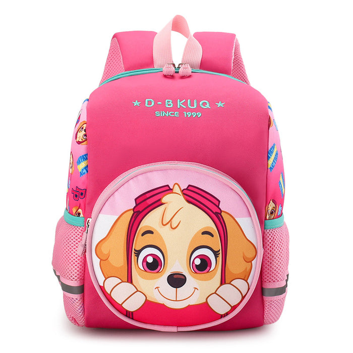 Wholesale Large Capacity 3-6 Years Old Children's Backpack Double Shoulder School Bag Lightweight Kids Bookbag Dog Team Student Bag