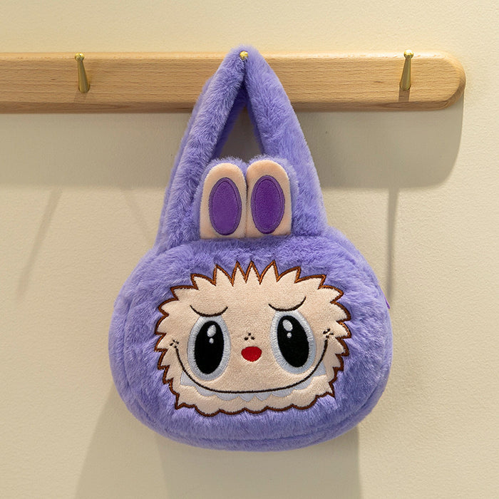 Wholesale Large Capacity Cartoon Plush Velvet Shoulder Bag