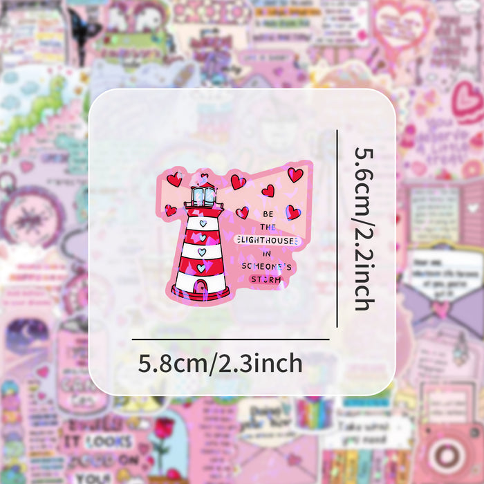 Wholesale 100 pieces cute quote stickers