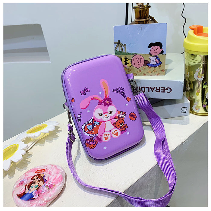 Wholesale New zero wallet hard shell box bag, cute girl crossbody bag, outdoor leisure phone bag, parent-child children's bag
