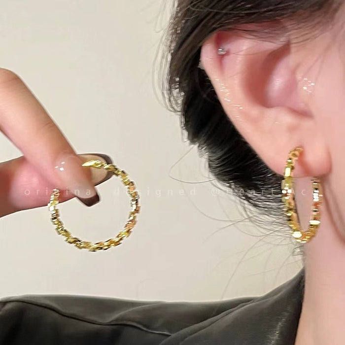 Wholesale Personality Large Hoop Earrings