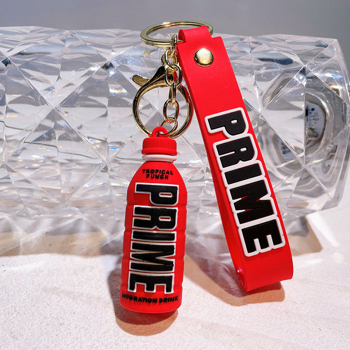 Wholesale Silicone Energy Drink Bottle Keychain JDC-KC-QiChao070