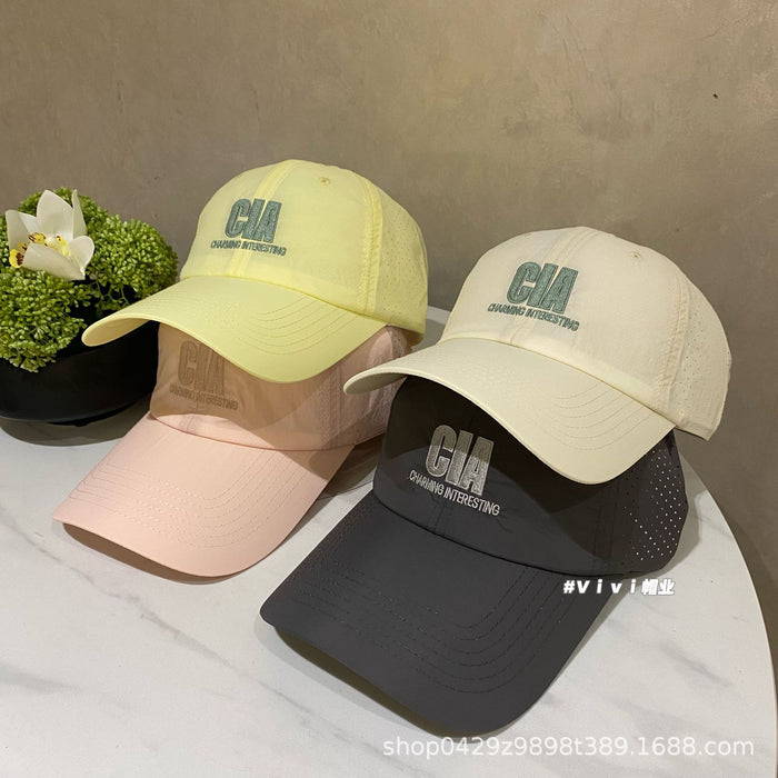 Wholesale Casual thin embroidered letter baseball cap street fashion big head circumference duck tongue cap wholesale