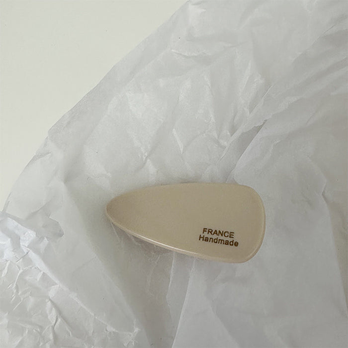 Wholesale Elliptical hair clip with side bangs, simple and elegant headband clip