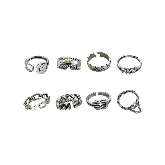 Wholesale Vintage rings made of vintage silver, fashionable and personalized