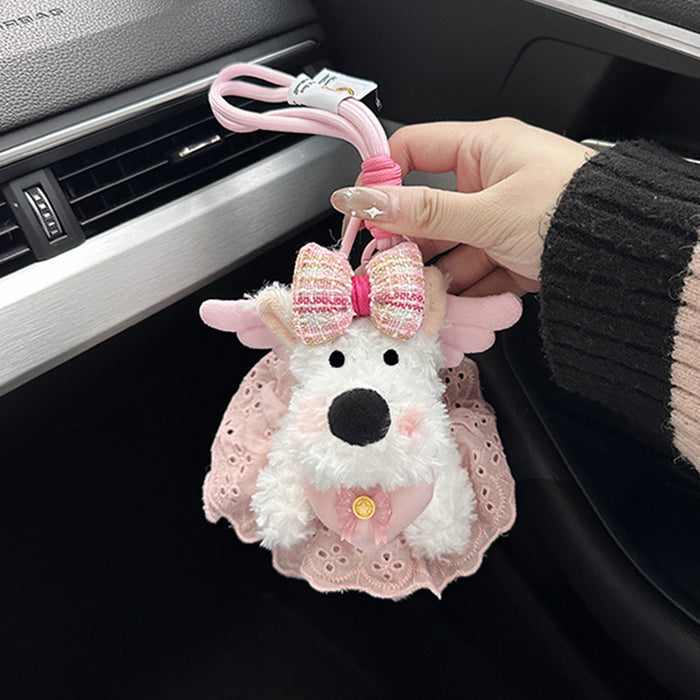 Wholesale Plush Beautiful Girl Doll Cute Bag Pendant Creative Doll Car Keychain