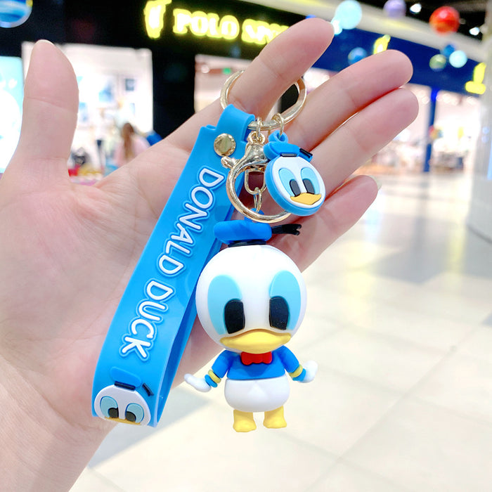 Wholesale cartoon keychain, car keychain, backpack pendant, doll