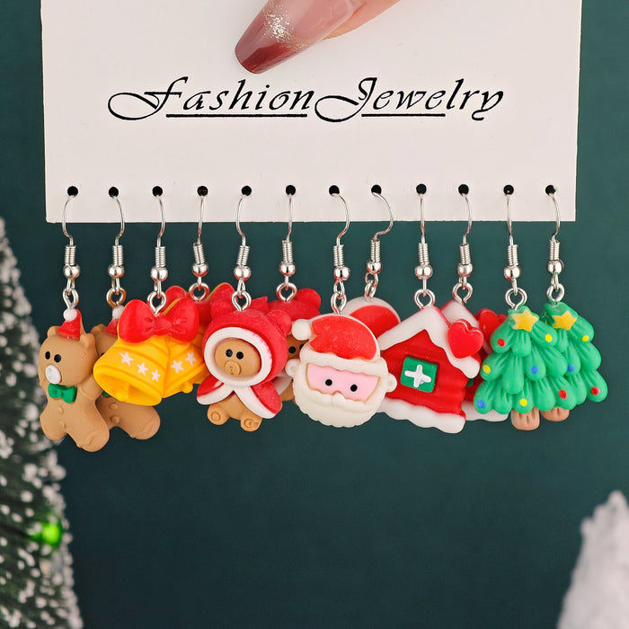 Wholesale Unique Creative Christmas Carnival Earrings