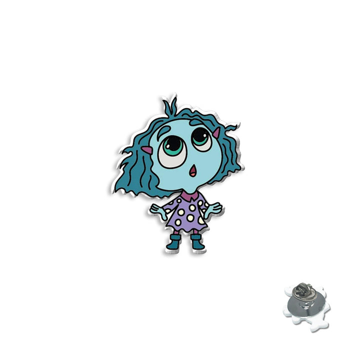 Wholesale brooch acrylic animation cute resin collar pin