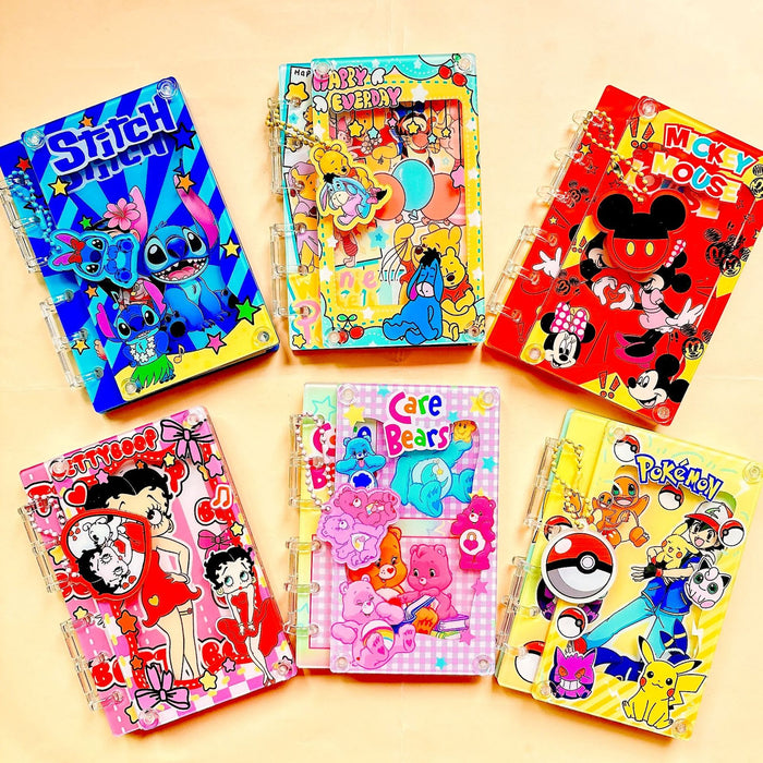 Wholesale Shake Book Acrylic Notebook Explosive Exquisite Loose Leaf Notebook DIY Shake Le A7A5 JDC-NK-MH001