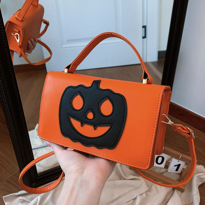 Wholesale  pumpkin handbag funny design party personality shoulder crossbody bag