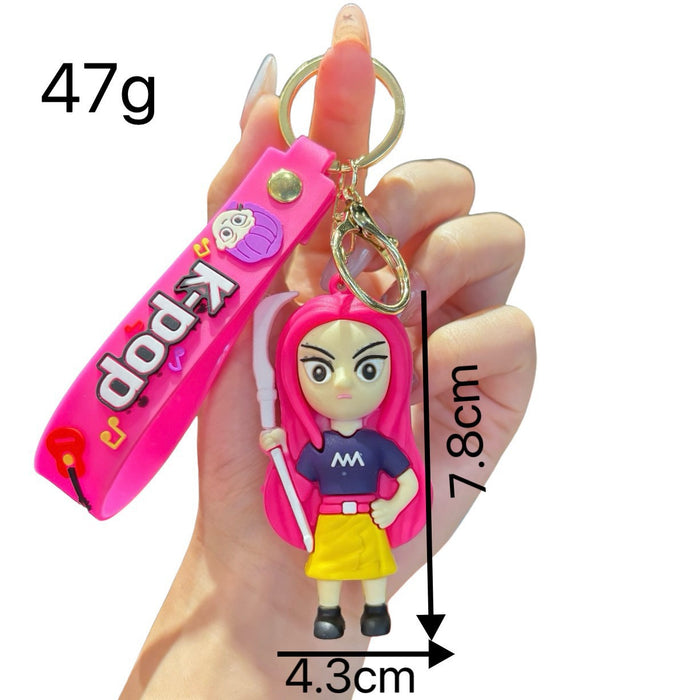 Wholesale KPOP  small PVC pendant keychain