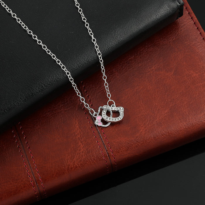 Wholesale Sweet cool cute millennial girl necklace pendant