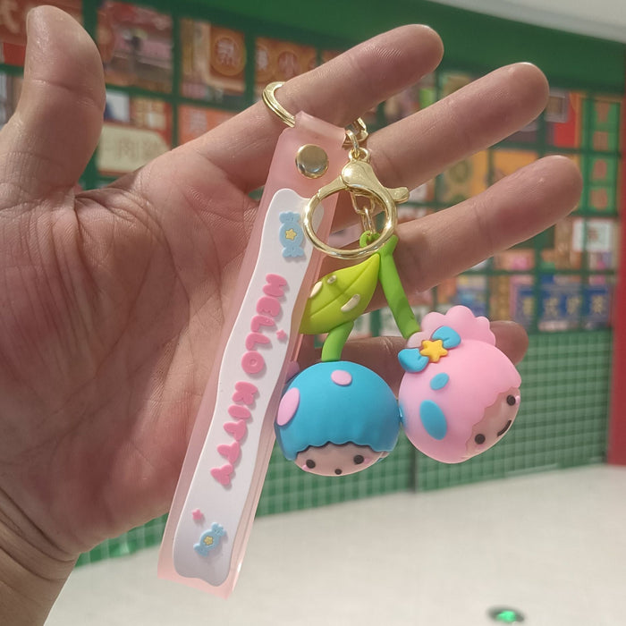 Wholesale Cartoon Silicone Anime Keychain JDC-KC-YiChang038