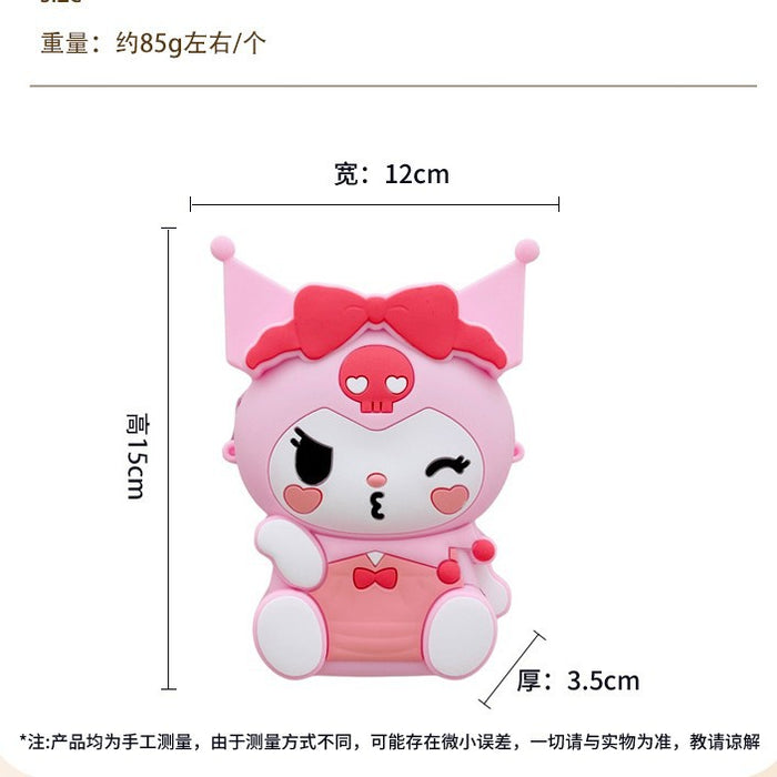 Wholesale Cartoon silicone coin purse, children's bag, coin purse, mini storage