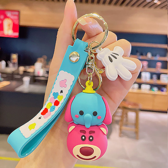 Wholesale Silicone Cartoon Doll Keychain JDC-KC-MingT090