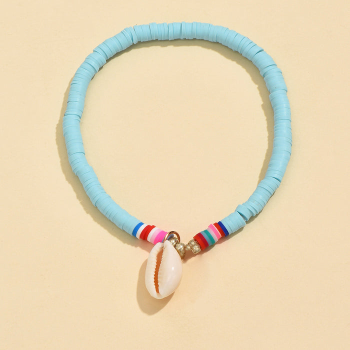 Wholesale Bohemian Beach Style Ethnic Anklet Alloy Turquoise Bead Rhinestone Stylish Jewelry Accessory MOQ≥2