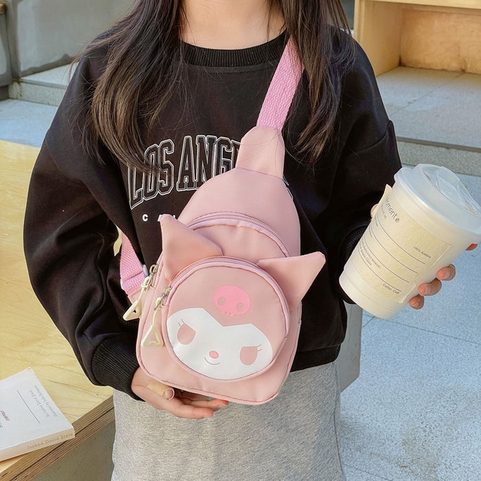 Wholesale New Children's Bag Cute Cartoon Chest Bag Girl Cartoon Outdoor Single Shoulder Travel Backpack