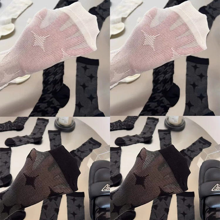 Wholesale Girls' summer lightweight and breathable high-quality socks