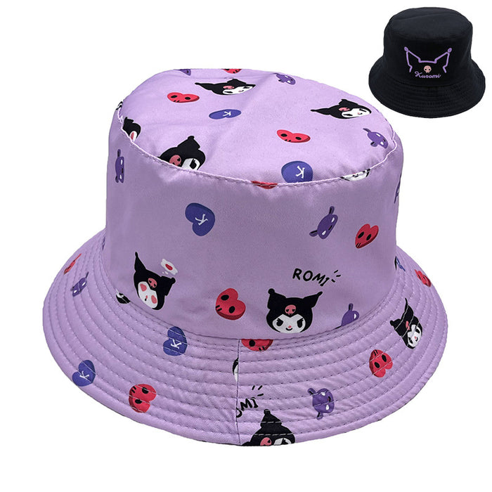 Wholesale Cartoon Cute Double-sided Embroidery Printing Bucket Hat JDC-FH-AXing028