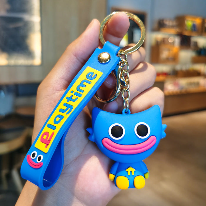 Wholesale Rubber Cartoon Doll Keychain JDC-KC-Tingm197