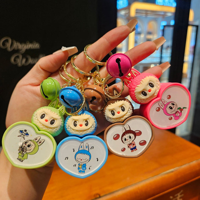Wholesale Cartoon Doll Functional Luminous Cloth Creative Cartoon Cute Keychain Bag Pendant Keychain Car Buckle