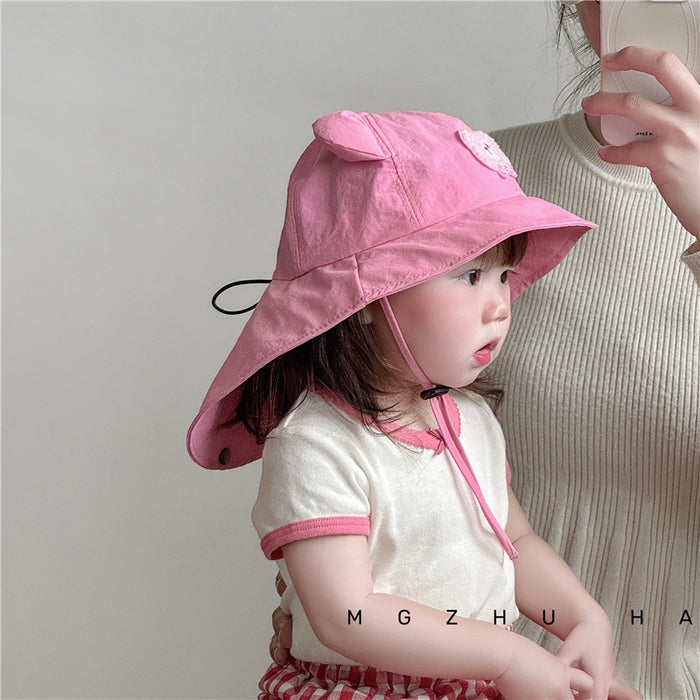 Wholesale Thin breathable quick drying shawl hat for travel sun protection with large eaves