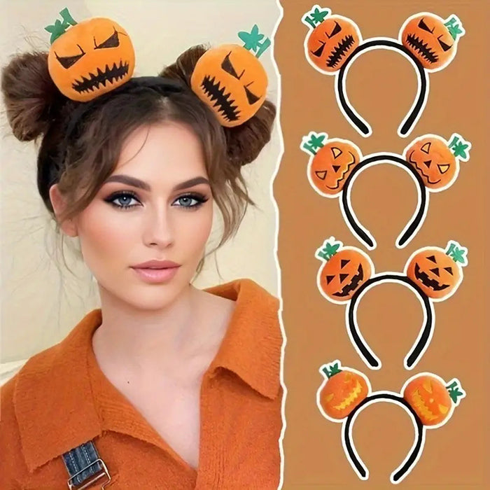 Wholesale Funny Pumpkin Headband Cute Pumpkin Devil Doll Headband  Party Hair Accessories