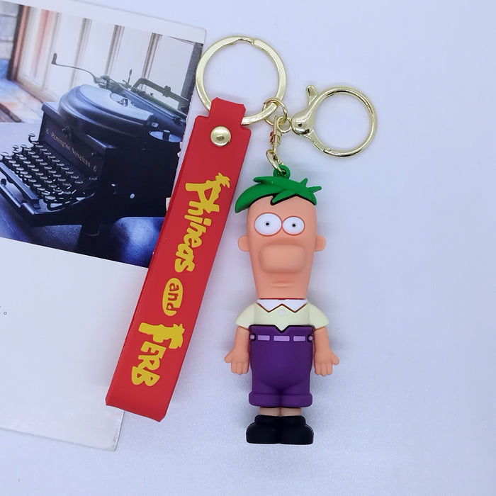 Wholesale cartoon doll key chain pendant bag car key chain accessories