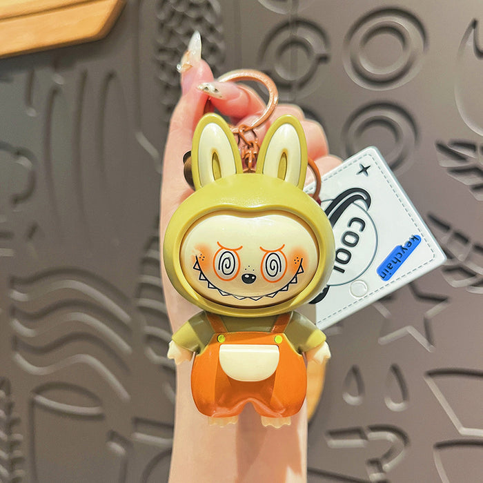 Wholesale Face-Changing doll  Keychain Cute Cartoon Toys Couple Bag Pendant Doll Machine Small Gift