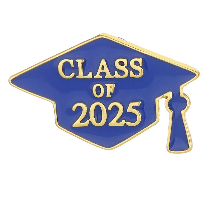 Wholesale Doctoral Hat Brooch Graduation Exam Full Score Commemorative Badge Student Gift New Style