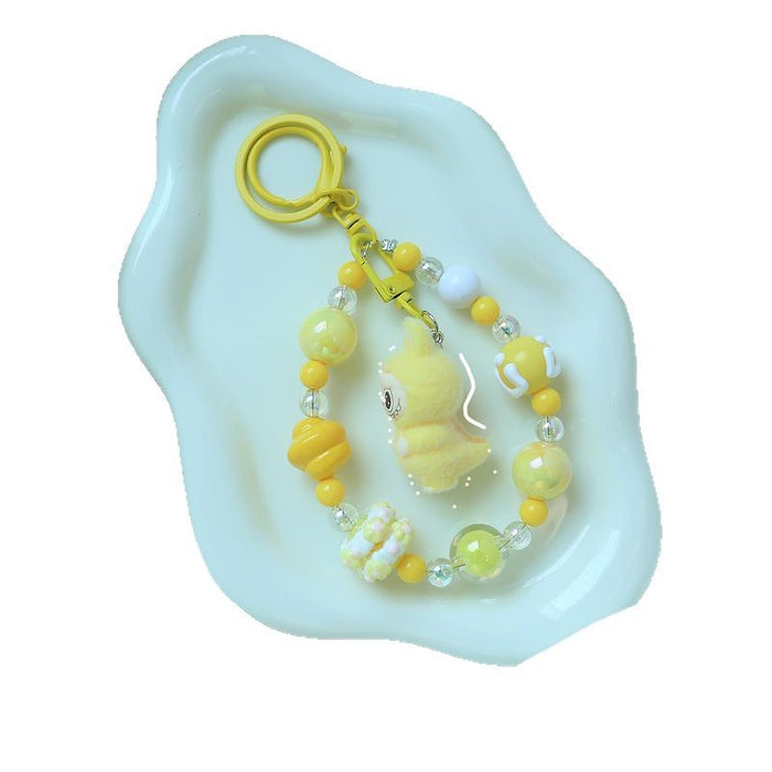 Wholesale Dinosaur Keychain Hanging Cute Silicone Cute Bag Pendant Accessories